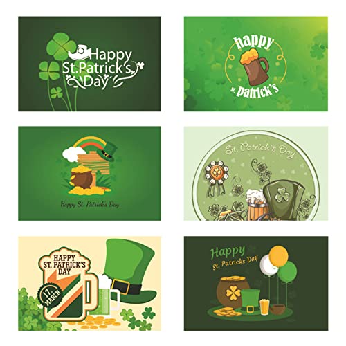 JUNNASALIKER 30pcs St. Patrick's Day Grußkarte Mit Umschlägen Einfacher Irische Festivals Kartenmeldungskarte Für Irische Freunden Familie JUNNASALIKER 30pcs St. Patrick's Day Grußkarte Mit Umschlägen Einfacher Irische Festivals Kartenmeldungskarte Für Irische Freunden Familie von JUNNASALIKER