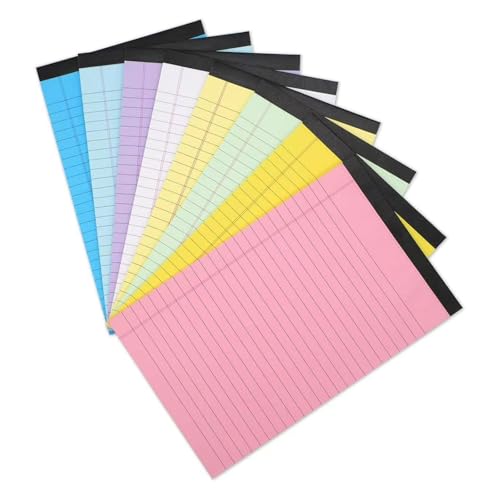 JUNNASALIKER 8 PCs Kleines Notizbuch Buntes Notizpolster Kratzpolster Memo Pad Tränen Von Notizböfen Gefüttertes Papierkissen Für Home Office School von JUNNASALIKER