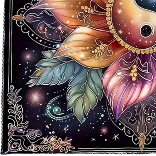 JUNNASALIKER Blumenscheibe Tarots Tischdecke Gotteskarten Tisch Tuchkupply Astrologie Hexerei Deck Stoffdekoration JUNNASALIKER Blumenscheibe Tarots Tischdecke Gotteskarten Tisch Tuchkupply Astrologie Hexerei Deck Stoffdekoration von JUNNASALIKER