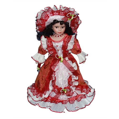 JUNNASALIKER Schöne Porzellan Triangelpuppen In Brokatkleidung Für Valentinstagsgeschenk Für Wohnzimmer Und Schlafzimmer Dekore von JUNNASALIKER