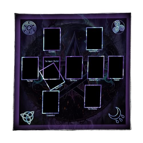 JUNNASALIKER Stoffkartentisch Karten Tuch Wandtee Leseberichtung Tarotkarte Tischdecke Altäre Stoff Einfach Zu Bedienen JUNNASALIKER Stoffkartentisch Karten Tuch Wandtee Leseberichtung Tarotkarte Tischdecke Altäre Stoff Einfach Zu Bedienen von JUNNASALIKER