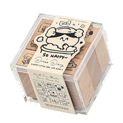 JUNNASALIKER Tierstempel Schöne Katzen Dekorative Briefmarken Cartoon Hunde Stempel Holzstempel Für Fotokendekoration JUNNASALIKER Tierstempel Schöne Katzen Dekorative Briefmarken Cartoon Hunde Stempel Holzstempel Für Fotokendekoration von JUNNASALIKER