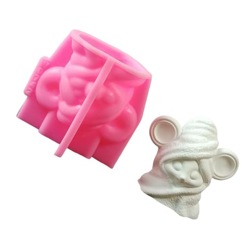 Mausform Silikonkerzenformen Für Epoxidharz Kerzenseife Schokoladen Fondant Silikonform Zement Ton Silikonformen von JUNNASALIKER