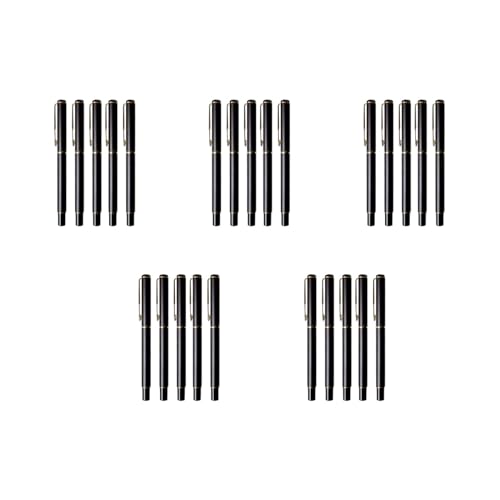 Metall-Business-Stifte, Füllfederhalter, 0,5 mm, glattes Schreiben, Business-Stifte für Studenten, Erwachsene, 5 Stück/Set, Metallstifte, glattes Schreiben, Füllfederhalter, 0,5 mm, Schwarz Metall-Business-Stifte, Füllfederhalter, 0,5 mm, glattes Schreiben, Business-Stifte für Studenten, Erwachsene, 5 Stück/Set, Metallstifte, glattes Schreiben, Füllfederhalter, 0,5 mm, Schwarz von JUNNASALIKER