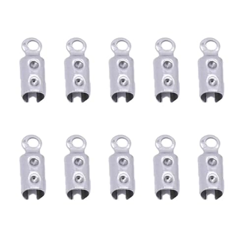 Schmuckklammern Edelstahl Seilclip Crimp Perlen Enden Kappen Befestigungsmittelhandwerk Für Halskettenarmband Machen Schmuckklammern Edelstahl Seilclip Crimp Perlen Enden Kappen Befestigungsmittelhandwerk Für Halskettenarmband Machen von JUNNASALIKER