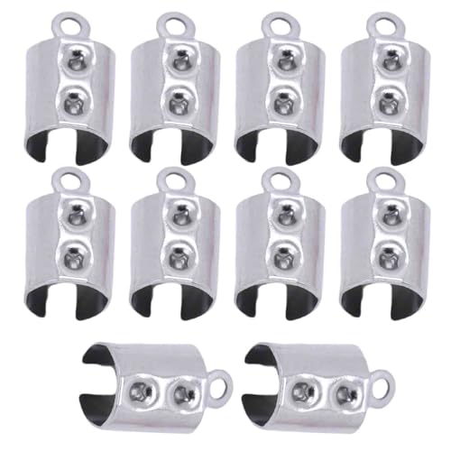 Schmuckklammern Edelstahl Seilclip Crimp Perlen Enden Kappen Befestigungsmittelhandwerk Für Halskettenarmband Machen Schmuckklammern Edelstahl Seilclip Crimp Perlen Enden Kappen Befestigungsmittelhandwerk Für Halskettenarmband Machen von JUNNASALIKER