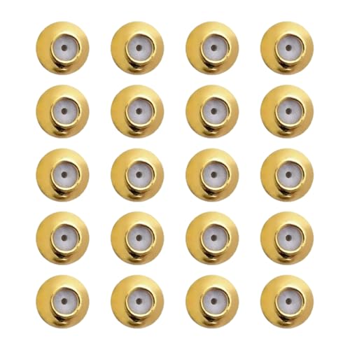 Set Von 20 Ohrringrücken Ersatz Ohrring Stecker Ohrschmuck Teile Ohrschmuck Rücken Geeignet Für Ohrringe Liebhaber Anwesend von JUNNASALIKER