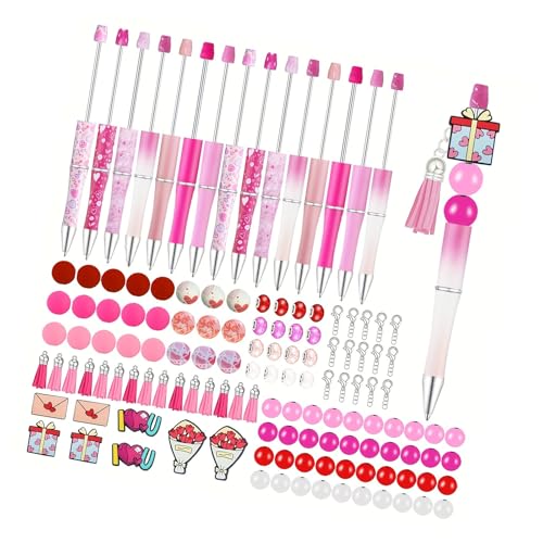 Valentinstag Perlenstift 15 Pieces Plastikstallpunkter Perlenstift Mit Farbenfrohen Holzperlen Für Schüler Teenager Und Handwerk Valentinstag Perlenstift 15 Pieces Plastikstallpunkter Perlenstift Mit Farbenfrohen Holzperlen Für Schüler Teenager Und Handwerk von JUNNASALIKER