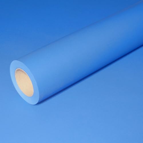 50m x 0,40m JUNOPAX® Geschenkpapier blau von JUNOPAX