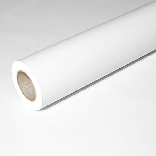 50m x 0,40m JUNOPAX® Geschenkpapier weiß von JUNOPAX