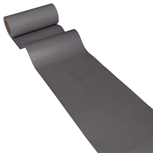 JUNOPAX 50m x 0,20m Papier Tischband Titanium von JUNOPAX