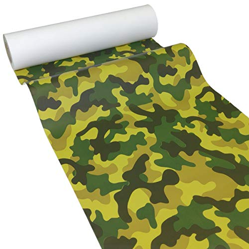 JUNOPAX 50m x 0,40m Papiertischläufer Tarnmuster Camouflage von JUNOPAX