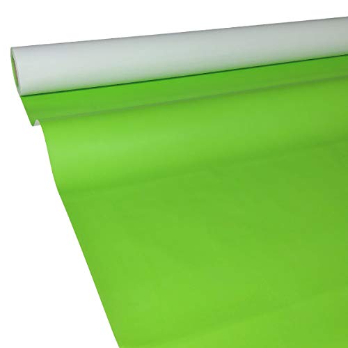 JUNOPAX 50m x 0,75m Papiertischdecke Apfel-grün von JUNOPAX