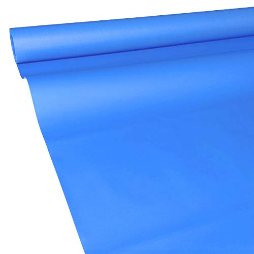 JUNOPAX 50m x 1,15m Papiertischdecke blau von JUNOPAX