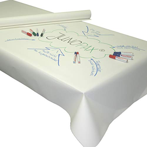 JUNOPAX 50m x 1,15m World Café Methode beschreibbare Papiertischdecke JUNOPAX 50m x 1,15m World Café Methode beschreibbare Papiertischdecke von JUNOPAX