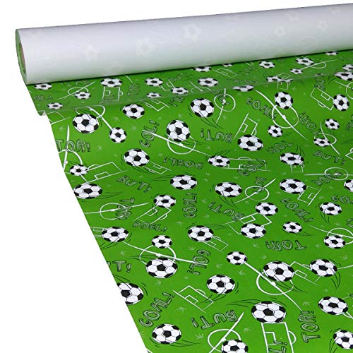 JUNOPAX Papiertischdecke 50m x 0,75m Fußball JUNOPAX Papiertischdecke 50m x 0,75m Fußball von JUNOPAX