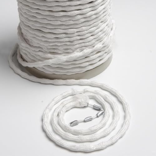 JUSJOYFE Bleiband für Gardinen 10M Schweres Bleikette 500g Gardinenbeschwerer Vorhang Beschwerer Glatte Aufhängung Perfekte Falten für Vorhänge Gardinen,Outdoorvorhänge, Moskitonetz,Stoffe,(50g/m) JUSJOYFE Bleiband für Gardinen 10M Schweres Bleikette 500g Gardinenbeschwerer Vorhang Beschwerer Glatte Aufhängung Perfekte Falten für Vorhänge Gardinen,Outdoorvorhänge, Moskitonetz,Stoffe,(50g/m) von JUSJOYFE