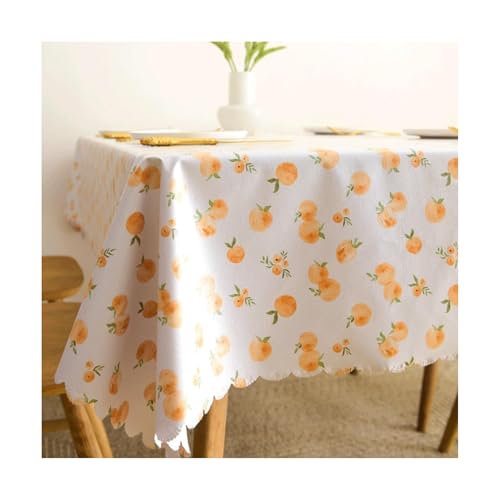 JUSKAQZYI abwaschbare tischdecke Frühlings Sommertischtuch 140 * 220 cm Rechteck-, Obst- und Pflanzenmuster -Tischdecke für Party -Picknick -Dekoration tischdecken von JUSKAQZYI