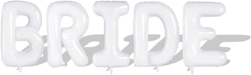 JUSTOTRY 40 Zoll Bride to Be Luftballons für Jga Accessoires Frauen und Hochzeit,Weiß Jumbo Braut Ballons für Junggesellenabschied Frauen Deko und Bachelorette Party JUSTOTRY 40 Zoll Bride to Be Luftballons für Jga Accessoires Frauen und Hochzeit,Weiß Jumbo Braut Ballons für Junggesellenabschied Frauen Deko und Bachelorette Party von JUSTOTRY