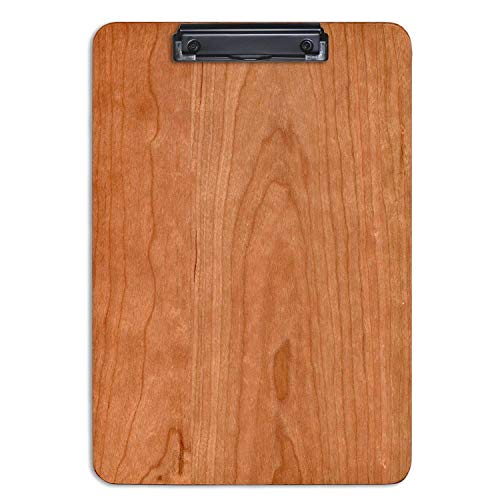 Standard Sized Hardwood Clipboard Warm Cherry 9.5" x 13.5" LP von JUSTSWAG