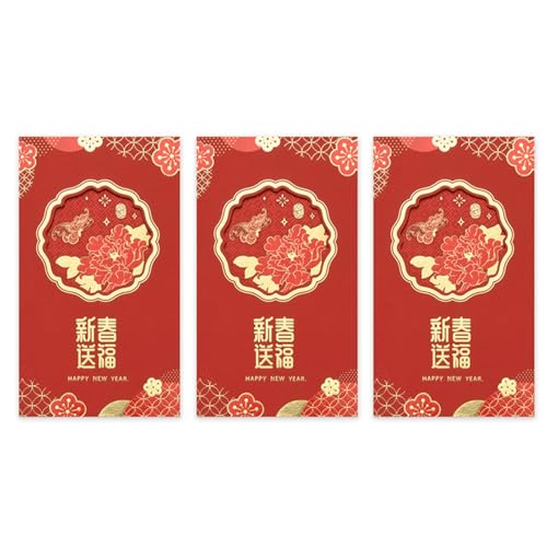 JUYAXIN Chinesische Frühlingsfest-Grußkarte 2025, Jahr der Schlange, Urlaubskarte mit Umschlag für Männer und Frauen, Frühlingsfest JUYAXIN Chinesische Frühlingsfest-Grußkarte 2025, Jahr der Schlange, Urlaubskarte mit Umschlag für Männer und Frauen, Frühlingsfest von JUYAXIN