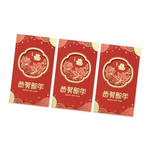 JUYAXIN Chinesische Frühlingsfest-Grußkarte 2025, Jahr der Schlange, Urlaubskarte mit Umschlag für Männer und Frauen, Frühlingsfest von JUYAXIN