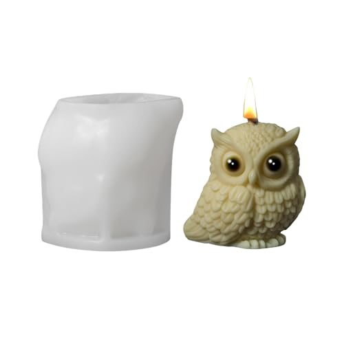 JUYAXIN Eulenförmige Kerzenform, Epoxidharz, Aromatherapie, Tierseife, Dekoration, Form für handgefertigte Enthusiasten JUYAXIN Eulenförmige Kerzenform, Epoxidharz, Aromatherapie, Tierseife, Dekoration, Form für handgefertigte Enthusiasten von JUYAXIN