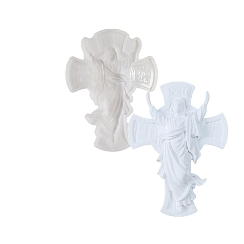 JUYAXIN Flexible Silikon-Christusform zum Basteln, einzigartiges Basteln, Ornament, Kerze und Seifen, hohe Hitzebeständigkeit von JUYAXIN