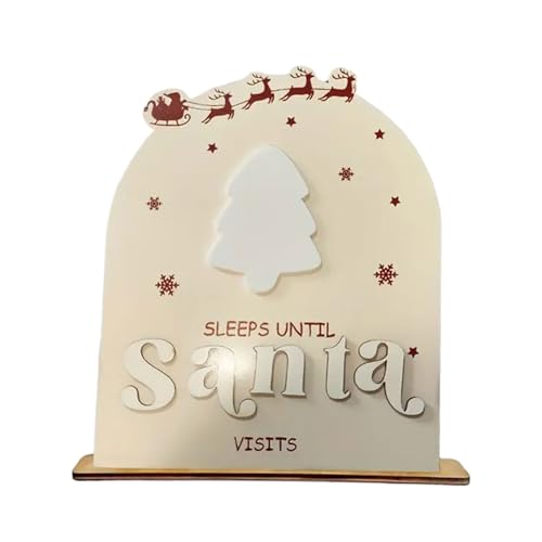 JUYAXIN Holz Weihnachten Countdowns Kalender Wiederverwendbare Weihnachten Urlaub Dekoration Home Office Ornament JUYAXIN Holz Weihnachten Countdowns Kalender Wiederverwendbare Weihnachten Urlaub Dekoration Home Office Ornament von JUYAXIN