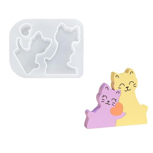 JUYAXIN Kerzen-Form, Silikon, Aromatherapie-Form, Tiere, die Liebe halten, Herz-Dekorationen, Form für handgefertigte Enthusiasten JUYAXIN Kerzen-Form, Silikon, Aromatherapie-Form, Tiere, die Liebe halten, Herz-Dekorationen, Form für handgefertigte Enthusiasten von JUYAXIN