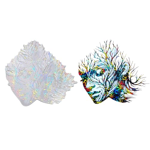 JUYAXIN Multifunktionale Silikonformen, Gesichtsform, Bastelformen, Wandbehang, Handarbeitszubehör, geeignet zum Basteln von JUYAXIN