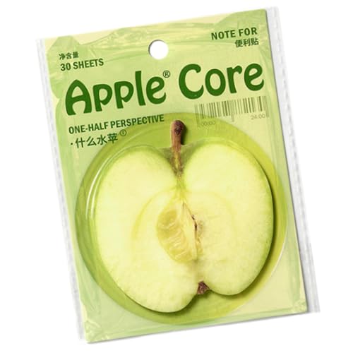 JUYAXIN Notizpapier mit Obst- und Gemüsemotiven, 30 Blatt, Cartoon-Haftnotizen, kleine Notizblöcke, Erinnerung auf Buch, Notizbuch, Kalender von JUYAXIN