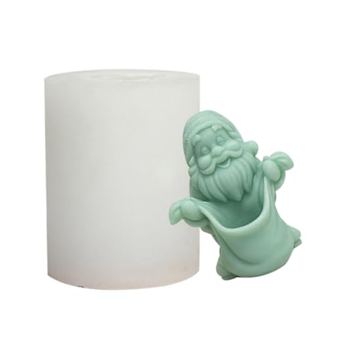 JUYAXIN Silikon-Kerzenformen für Epoxidharz, Weihnachtsmann-Figur, Silikon-Kerzenformen für handgefertigte Kerzenseife JUYAXIN Silikon-Kerzenformen für Epoxidharz, Weihnachtsmann-Figur, Silikon-Kerzenformen für handgefertigte Kerzenseife von JUYAXIN