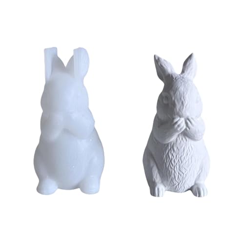 JUYAXIN Silikonform für Osterdekorationen und handgefertigte Geschenke, elegante Osterhasen-Display, Ornament, Silikonform für kreative Projekte JUYAXIN Silikonform für Osterdekorationen und handgefertigte Geschenke, elegante Osterhasen-Display, Ornament, Silikonform für kreative Projekte von JUYAXIN