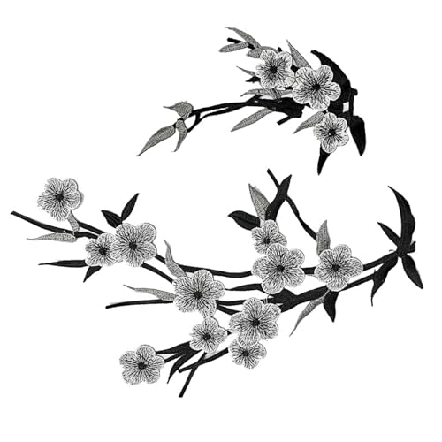 JUYAXIN Stickerei-Blumenapplikationen, bestickter Stoffaufnäher, Blumenstoff, Kragen-Flicken für Hochzeitskleid, Jeans, Hut, Kleidung JUYAXIN Stickerei-Blumenapplikationen, bestickter Stoffaufnäher, Blumenstoff, Kragen-Flicken für Hochzeitskleid, Jeans, Hut, Kleidung von JUYAXIN