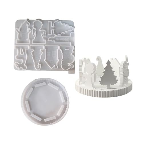 JUYAXIN Weihnachts-Spieluhr-Dekorationsform, flexible Silikonform für handgefertigte Bastelarbeiten, Desktop-Ornamente, Schmuck-Werkzeug JUYAXIN Weihnachts-Spieluhr-Dekorationsform, flexible Silikonform für handgefertigte Bastelarbeiten, Desktop-Ornamente, Schmuck-Werkzeug von JUYAXIN