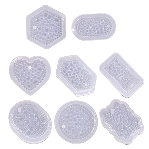 Silikonform für Schlüsselanhänger, Anhänger mit Loch, Kristall, Epoxidharz, Basteln, Schmuckherstellung Silikonform für Schlüsselanhänger, Anhänger mit Loch, Kristall, Epoxidharz, Basteln, Schmuckherstellung von JUYAXIN