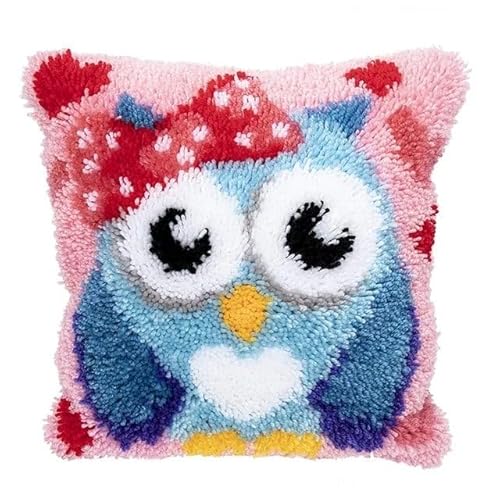 JUYIYUANFUZH KnüPfkissen Set Kissenbezug Teppich Stickerei SetBlaue EuleKnüPfset KnüPfbild FüR AnfäNger, Erwachsene, Kissen Zum SelberknüPfen 43 x 43 cm JUYIYUANFUZH KnüPfkissen Set Kissenbezug Teppich Stickerei SetBlaue EuleKnüPfset KnüPfbild FüR AnfäNger, Erwachsene, Kissen Zum SelberknüPfen 43 x 43 cm von JUYIYUANFUZH