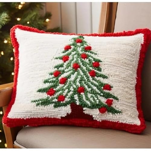 JUYIYUANFUZH KnüPfkissen Set Kissenbezug Teppich Stickerei SetGrüNe BäUmeKnüPfset KnüPfbild FüR AnfäNger, Erwachsene, Kissen Zum SelberknüPfen 43 x 43 cm JUYIYUANFUZH KnüPfkissen Set Kissenbezug Teppich Stickerei SetGrüNe BäUmeKnüPfset KnüPfbild FüR AnfäNger, Erwachsene, Kissen Zum SelberknüPfen 43 x 43 cm von JUYIYUANFUZH