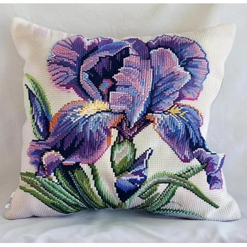 JUYIYUANFUZH KnüPfkissen Set Kissenbezug Teppich Stickerei SetLila IrisKnüPfset KnüPfbild FüR AnfäNger, Erwachsene, Kissen Zum SelberknüPfen 43 x 43 cm JUYIYUANFUZH KnüPfkissen Set Kissenbezug Teppich Stickerei SetLila IrisKnüPfset KnüPfbild FüR AnfäNger, Erwachsene, Kissen Zum SelberknüPfen 43 x 43 cm von JUYIYUANFUZH