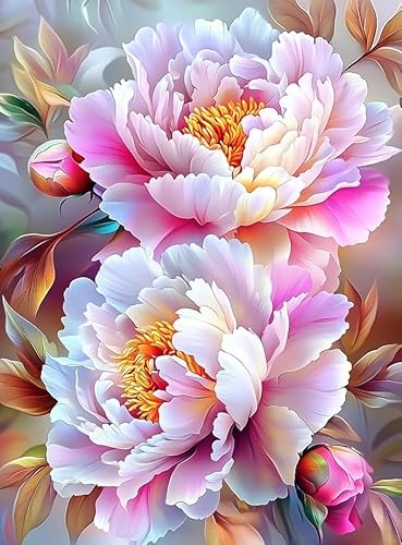 JUYIYUANFUZH Stickset Erwachsene Kreuzstich Stickpackungen Bilder 11CT BlüHende Blumen In FüLle D Kreuzstich Set FüR AnfäNger Basteln Erwachsene40×50Cm von JUYIYUANFUZH