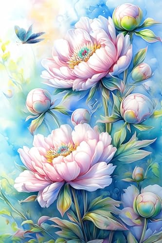 JUYIYUANFUZH Stickset Erwachsene Kreuzstich Stickpackungen Bilder 11CT Frische Blumen F Kreuzstich Set FüR AnfäNger Basteln Erwachsene40×50Cm von JUYIYUANFUZH