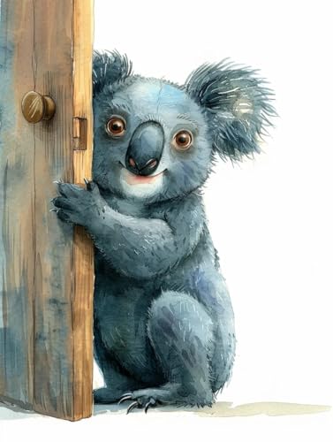 JUYIYUANFUZH Stickset Erwachsene Kreuzstich Stickpackungen Bilder 11CT Koala Guckt Hinter Der TüR Hervor Kreuzstich Set FüR AnfäNger Basteln Erwachsene40×50Cm JUYIYUANFUZH Stickset Erwachsene Kreuzstich Stickpackungen Bilder 11CT Koala Guckt Hinter Der TüR Hervor Kreuzstich Set FüR AnfäNger Basteln Erwachsene40×50Cm von JUYIYUANFUZH