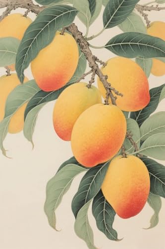 JUYIYUANFUZH Stickset Erwachsene Kreuzstich Stickpackungen Bilder 11CT Leuchtende Mango A Kreuzstich Set FüR AnfäNger Basteln Erwachsene15,7 × 19,7 Zoll von JUYIYUANFUZH