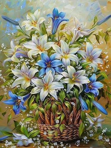 JUYIYUANFUZH Stickset Erwachsene Kreuzstich Stickpackungen Bilder 11CT Lilien-ÖLgemäLde 1 Kreuzstich Set FüR AnfäNger Basteln Erwachsene40×50Cm JUYIYUANFUZH Stickset Erwachsene Kreuzstich Stickpackungen Bilder 11CT Lilien-ÖLgemäLde 1 Kreuzstich Set FüR AnfäNger Basteln Erwachsene40×50Cm von JUYIYUANFUZH
