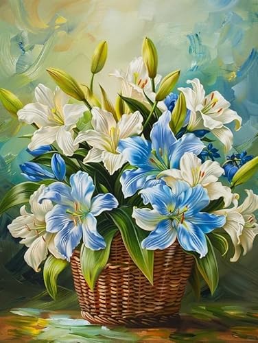 JUYIYUANFUZH Stickset Erwachsene Kreuzstich Stickpackungen Bilder 11CT Lilien-ÖLgemäLde 3 Kreuzstich Set FüR AnfäNger Basteln Erwachsene40×50Cm JUYIYUANFUZH Stickset Erwachsene Kreuzstich Stickpackungen Bilder 11CT Lilien-ÖLgemäLde 3 Kreuzstich Set FüR AnfäNger Basteln Erwachsene40×50Cm von JUYIYUANFUZH