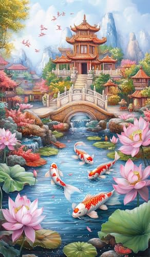 JUYIYUANFUZH Stickset Erwachsene Kreuzstich Stickpackungen Bilder 11CT Lotus Und Koi A Kreuzstich Set FüR AnfäNger Basteln Erwachsene40×50Cm JUYIYUANFUZH Stickset Erwachsene Kreuzstich Stickpackungen Bilder 11CT Lotus Und Koi A Kreuzstich Set FüR AnfäNger Basteln Erwachsene40×50Cm von JUYIYUANFUZH