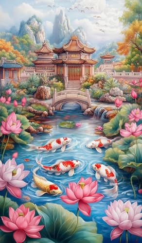 JUYIYUANFUZH Stickset Erwachsene Kreuzstich Stickpackungen Bilder 11CT Lotus Und Koi B Kreuzstich Set FüR AnfäNger Basteln Erwachsene40×50Cm JUYIYUANFUZH Stickset Erwachsene Kreuzstich Stickpackungen Bilder 11CT Lotus Und Koi B Kreuzstich Set FüR AnfäNger Basteln Erwachsene40×50Cm von JUYIYUANFUZH