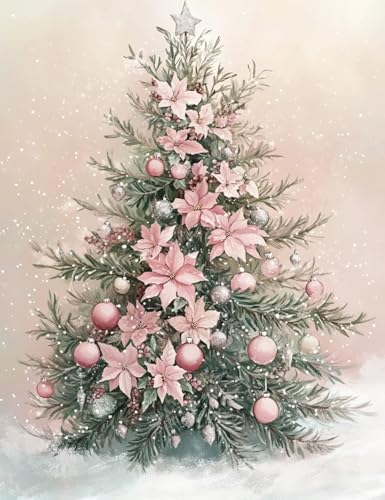 JUYIYUANFUZH Stickset Erwachsene Kreuzstich Stickpackungen Bilder 11CT Rosa Weihnachtsbaum 2 Kreuzstich Set FüR AnfäNger Basteln Erwachsene40×50Cm JUYIYUANFUZH Stickset Erwachsene Kreuzstich Stickpackungen Bilder 11CT Rosa Weihnachtsbaum 2 Kreuzstich Set FüR AnfäNger Basteln Erwachsene40×50Cm von JUYIYUANFUZH