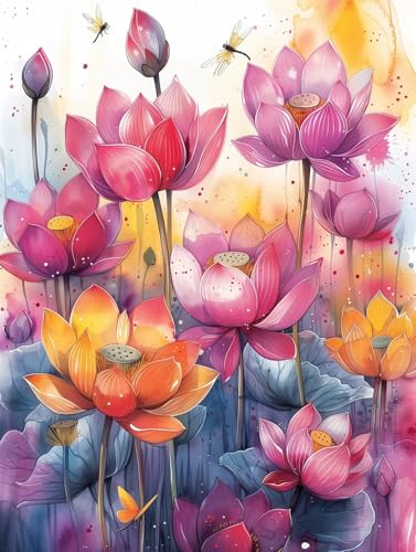JUYIYUANFUZH Stickset Erwachsene Kreuzstich Stickpackungen Bilder 11CT Sommerlotus In Voller BlüTe 3 Kreuzstich Set FüR AnfäNger Basteln Erwachsene40×50Cm JUYIYUANFUZH Stickset Erwachsene Kreuzstich Stickpackungen Bilder 11CT Sommerlotus In Voller BlüTe 3 Kreuzstich Set FüR AnfäNger Basteln Erwachsene40×50Cm von JUYIYUANFUZH
